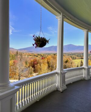 The back porch at Omni Mt Washington