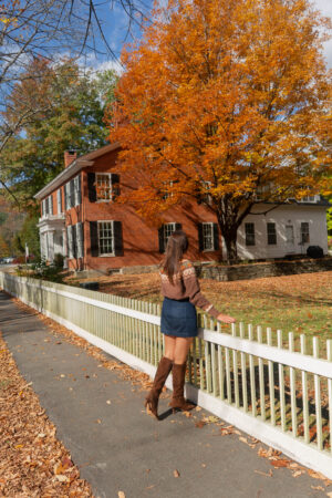 Fall outfit in Woodstock, Vermont
