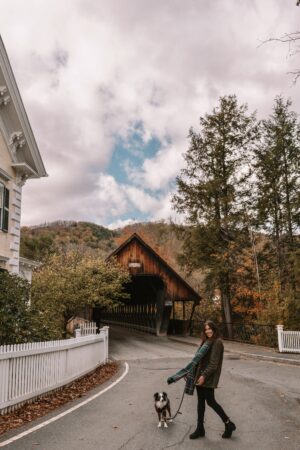 Middle Covered Bridge in Woodstock, Vermont
