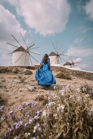 Mykonos, Greece Windmills