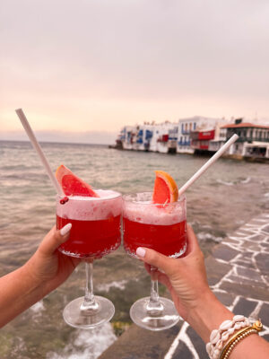 Negrita sunset cocktails Mykonos